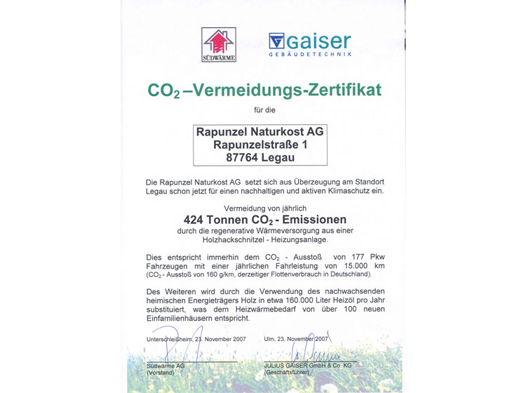 Legau – Rapunzel Naturkost GmbH
