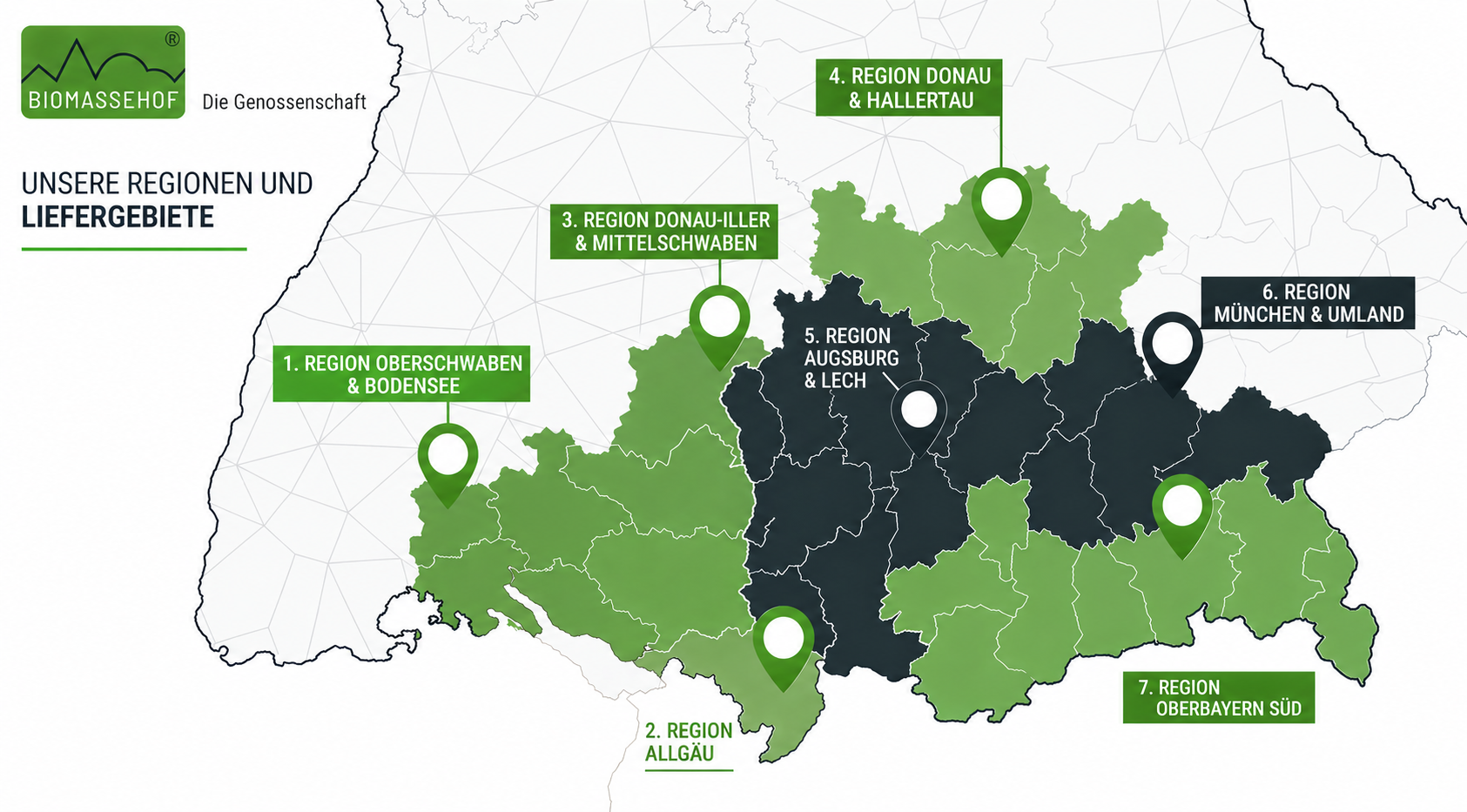 regionen & liefergebiete